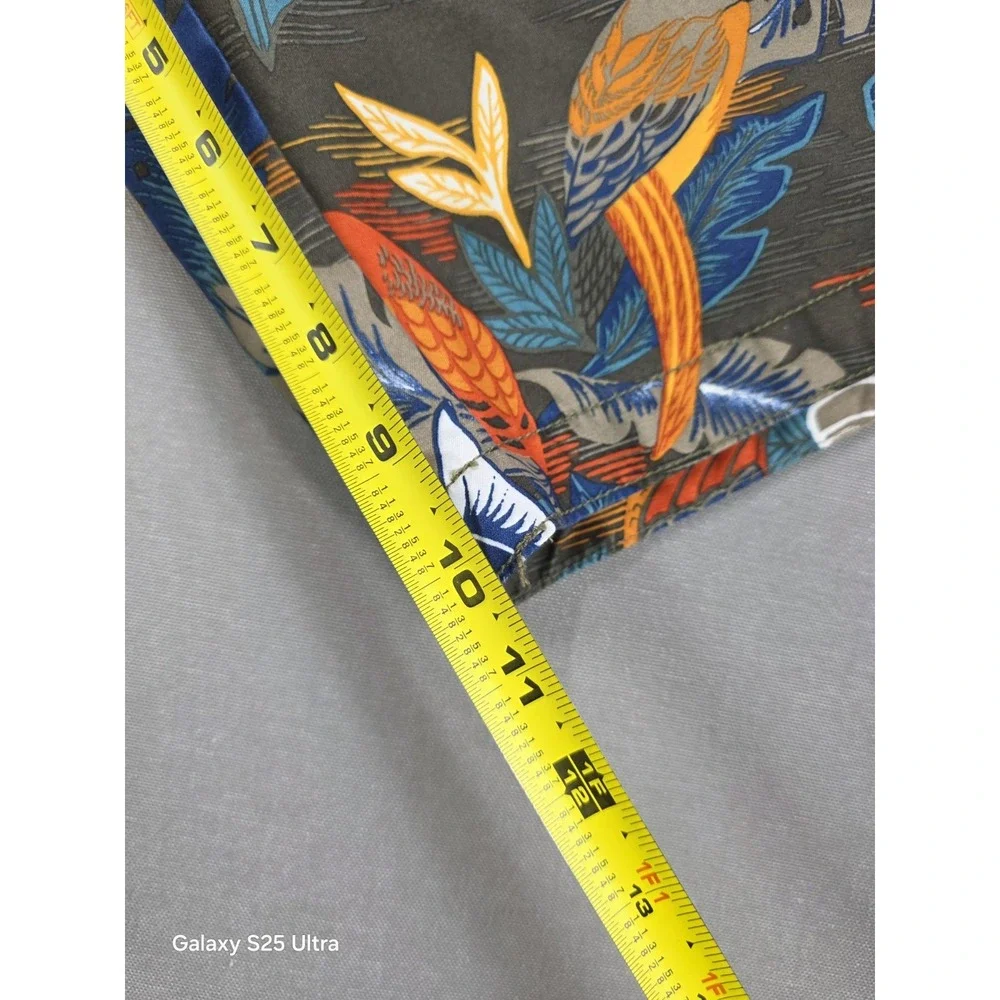 Old Navy Mens Swim Trunks Large Tropical Bird Floral Print‎
